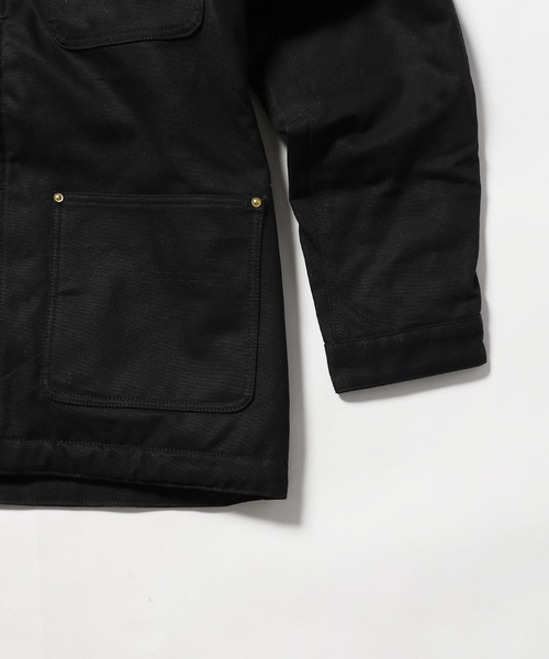 Carhartt（カーハート）の「Carhartt/カーハートMen's Loose Fit Firm Duck Blanket-Lined Chore Coat ジャケット（テーラードジャケット・メンズ・ブラック・M）」の2枚目の写真