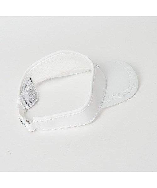 J.LINDEBERG（ジェイリンドバーグ）の「J.LINDEBERG（ジェイリンドバーグ）レディース JLロゴバイザー（キャップ・レディース・ブラック/ホワイト/グリーン/ピンク/パープル・99）」の7枚目の写真