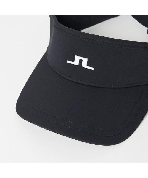 J.LINDEBERG（ジェイリンドバーグ）の「J.LINDEBERG（ジェイリンドバーグ）レディース JLロゴバイザー（キャップ・レディース・ブラック/ホワイト/グリーン/ピンク/パープル・99）」の11枚目の写真
