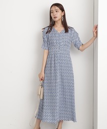 N.（N. Natural Beauty Basic） | 【S Size Line】◆バックレース花柄プリーツワンピース(ワンピース)