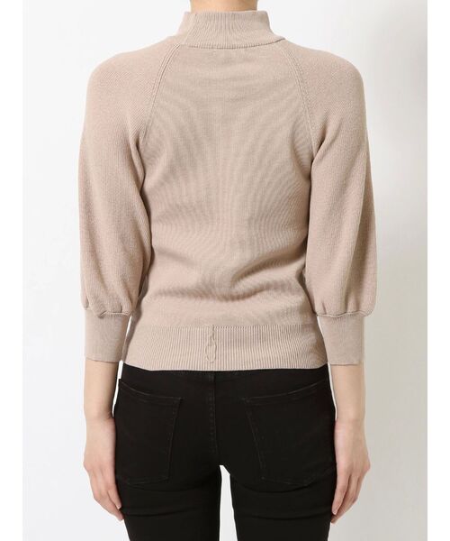 MURUA(ムルーア)の「パフスリーブデコルテオープンニット(ニット/セーター・レディース・グリーン/アイボリー/ブラック・FREE)」の16枚目の写真