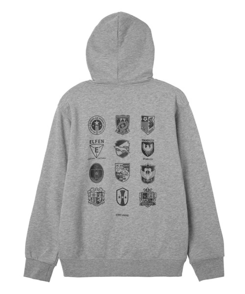 X-girl(エックスガール)の「WE LEAGUE SWEAT HOODIE(スポーツグッズ・レディース・ブラック/アッシュ・SMALL/MEDIUM/LARGE/X-LARGE/2XL)」の6枚目の写真