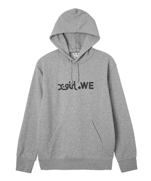 X-girl(エックスガール)の「WE LEAGUE SWEAT HOODIE(スポーツグッズ・レディース・ブラック/アッシュ・SMALL/MEDIUM/LARGE/X-LARGE/2XL)」の9枚目の写真