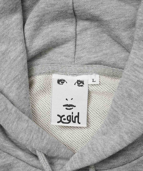 X-girl(エックスガール)の「WE LEAGUE SWEAT HOODIE(スポーツグッズ・レディース・ブラック/アッシュ・SMALL/MEDIUM/LARGE/X-LARGE/2XL)」の3枚目の写真