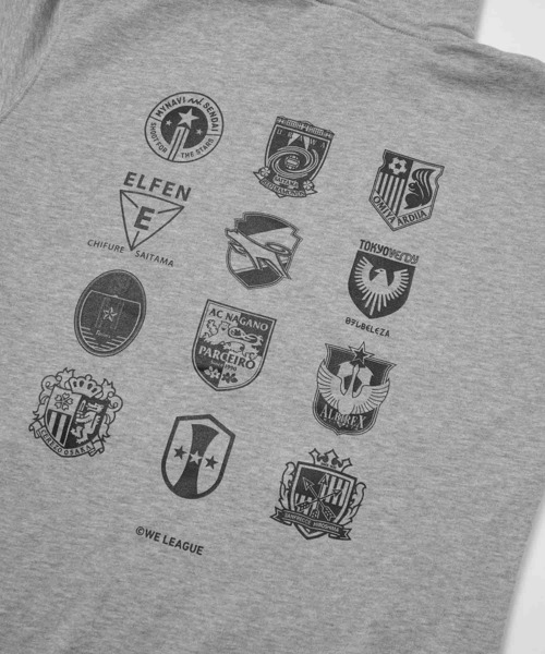 X-girl(エックスガール)の「WE LEAGUE SWEAT HOODIE(スポーツグッズ・レディース・ブラック/アッシュ・SMALL/MEDIUM/LARGE/X-LARGE/2XL)」の7枚目の写真