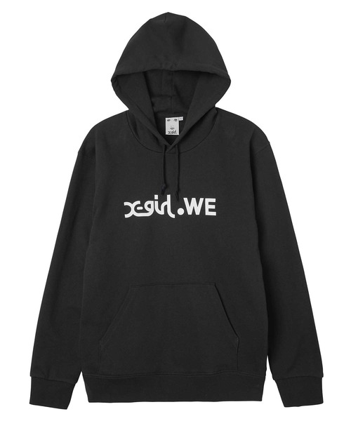 X-girl(エックスガール)の「WE LEAGUE SWEAT HOODIE(スポーツグッズ・レディース・ブラック/アッシュ・SMALL/MEDIUM/LARGE/X-LARGE/2XL)」の4枚目の写真