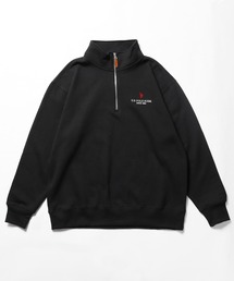 U.S. POLO ASSN./ユーエスポロアッスン 裏起毛ハーフジップスウェット