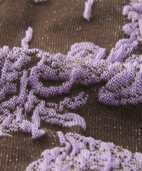 JNBY（ジェーエヌビーワイ）の「Botanical-jacquard Stretch-cotton Socks（ソックス/靴下・レディース・ホワイト/レッド/グリーン・ONE SIZE）」の13枚目の写真