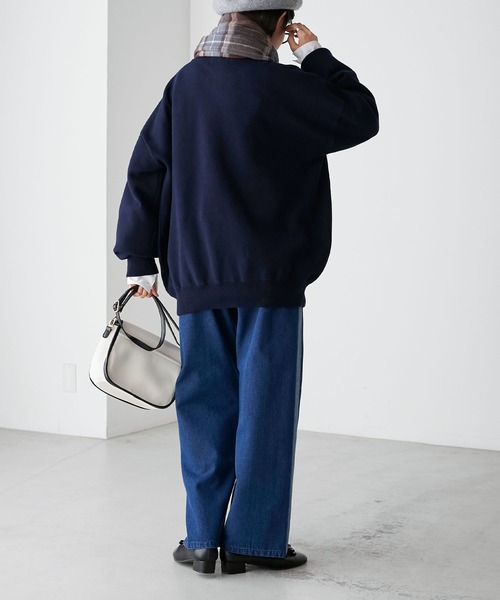 BONLECILL（ボンルシール）の「クラシックチェックボリュームマフラー/ストール（マフラー・レディース・グリーン/ブラウン/ベージュ/オレンジ・FREE）」の10枚目の写真