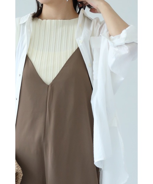 each（イーチ）の「バッククロスサロペット（サロペット/オーバーオール・レディース・モカ/ブラック・FREE）」の20枚目の写真