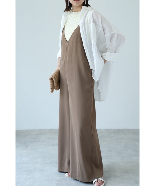 each（イーチ）の「バッククロスサロペット（サロペット/オーバーオール・レディース・モカ/ブラック・FREE）」の22枚目の写真