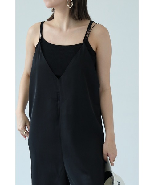 each（イーチ）の「バッククロスサロペット（サロペット/オーバーオール・レディース・モカ/ブラック・FREE）」の7枚目の写真