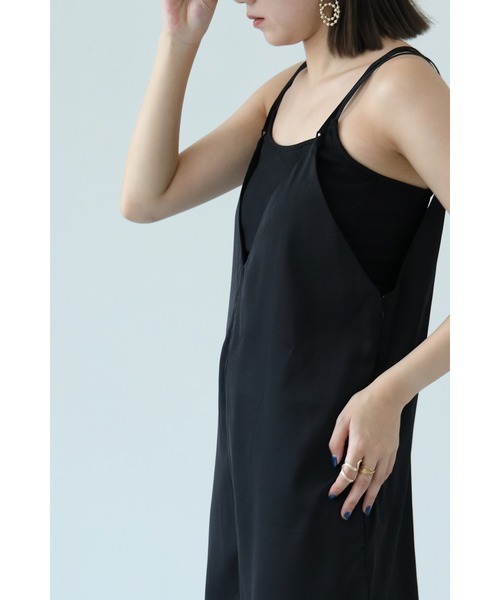 each（イーチ）の「バッククロスサロペット（サロペット/オーバーオール・レディース・モカ/ブラック・FREE）」の8枚目の写真