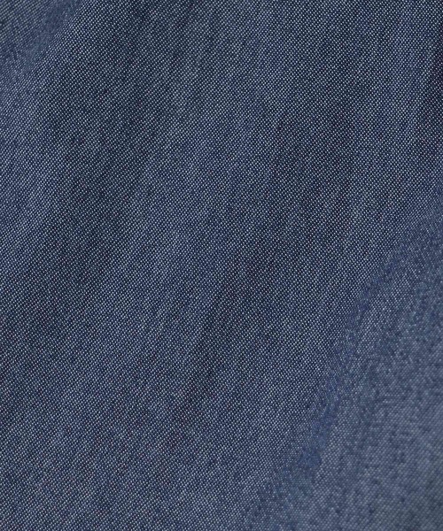 MAJESTIC LEGON(マジェスティックレゴン)の「ドロストショートシャツ(シャツ/ブラウス・レディース・ピンク/ネイビー/アイボリー・MEDIUM)」の5枚目の写真