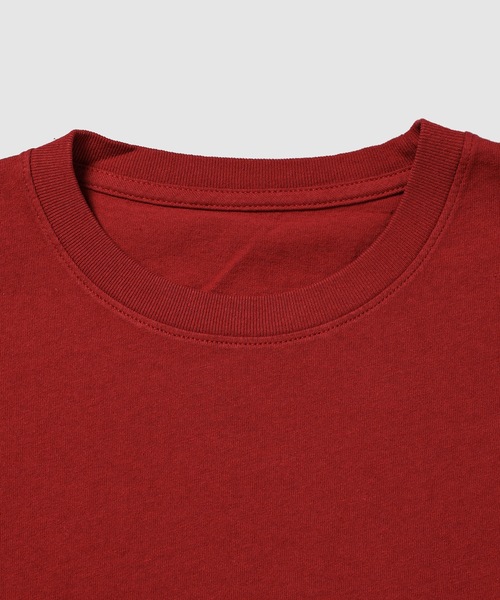 ECOCYCLE(エコサイクル)の「ELEVATED SS TEE_RED(サイドシームあり)(Tシャツ/カットソー)」 - WEAR