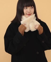 B:MING by BEAMS / フェイクファー ミニ ティペット