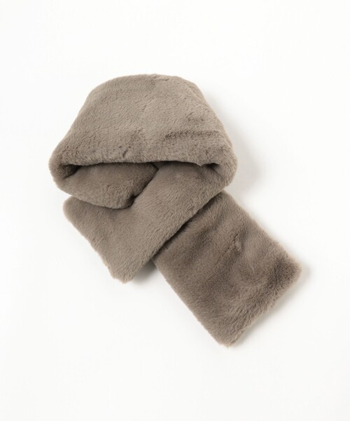 B:MING by BEAMS（ビーミングバイビームス）の「B:MING by BEAMS / フェイクファー ミニ ティペット（マフラー・レディース・アイボリー/ベージュ系その他/レオパード・FREE）」の7枚目の写真