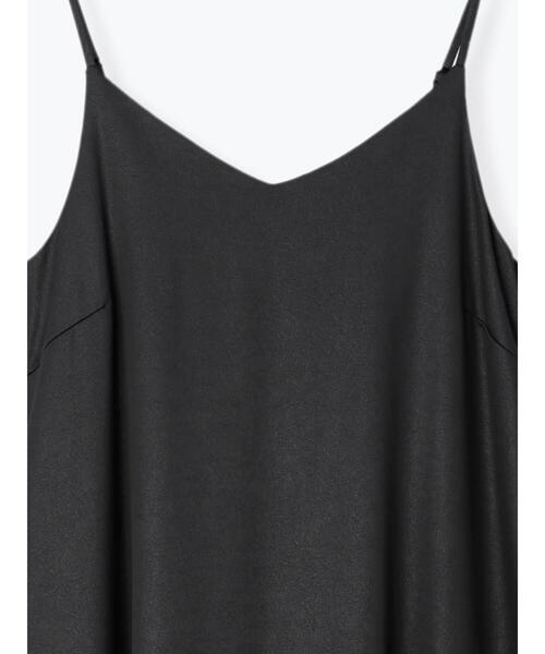 Te chichi（テチチ）の「レザーライクキャミワンピース（ワンピース・レディース・ブラック/ライトベージュ・F）」の14枚目の写真