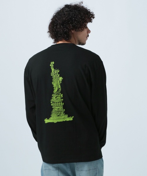 【SCREENSTARS(スクリーンスターズ)】NYグラフィック長袖Tシャツ（Tシャツ/カットソー）｜SCREEN STARS（スクリーンスターズ）