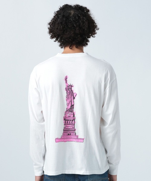 【SCREENSTARS(スクリーンスターズ)】NYグラフィック長袖Tシャツ（Tシャツ/カットソー）｜SCREEN STARS（スクリーンスターズ）