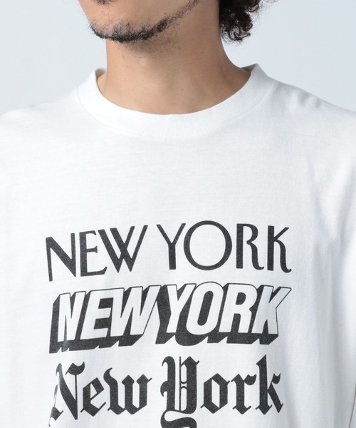 【SCREENSTARS(スクリーンスターズ)】NYグラフィック長袖Tシャツ（Tシャツ/カットソー）｜SCREEN STARS（スクリーンスターズ）