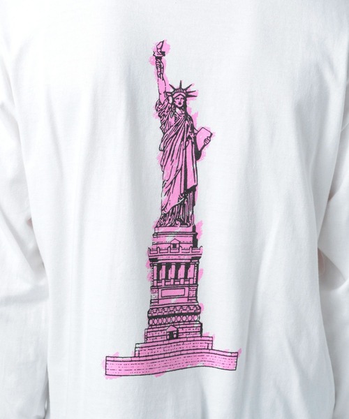 【SCREENSTARS(スクリーンスターズ)】NYグラフィック長袖Tシャツ（Tシャツ/カットソー）｜SCREEN STARS（スクリーンスターズ）