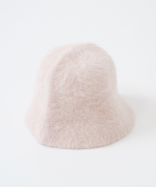 one after another NICE CLAUP（ワンアフターアナザーナイスクラップ）の「シャギークローシュハット（ハット・レディース・アイボリー/ブラック/ピンク・FREE）」の2枚目の写真