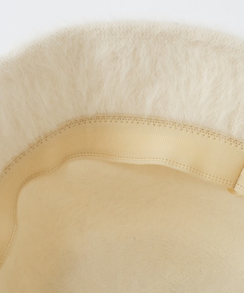 one after another NICE CLAUP（ワンアフターアナザーナイスクラップ）の「シャギークローシュハット（ハット・レディース・アイボリー/ブラック/ピンク・FREE）」の9枚目の写真