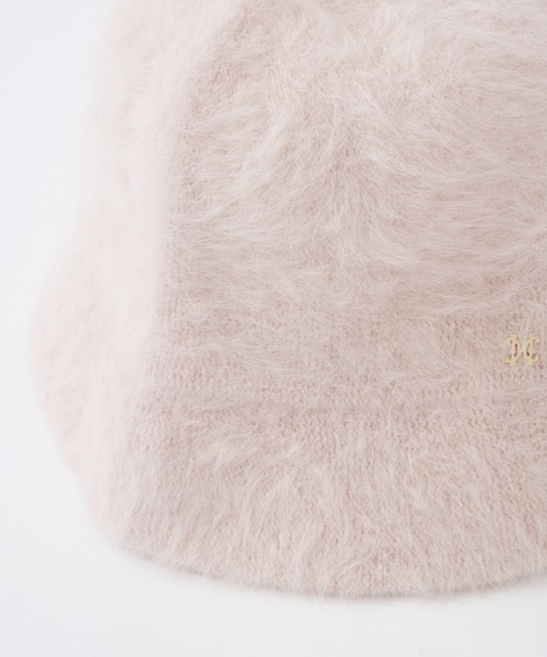 one after another NICE CLAUP（ワンアフターアナザーナイスクラップ）の「シャギークローシュハット（ハット・レディース・アイボリー/ブラック/ピンク・FREE）」の8枚目の写真