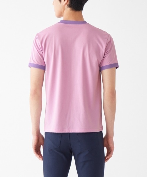 adidas（アディダス）の「adidas/アディダス ワンポイントロゴ Tシャツ 吸汗速乾（その他アンダーウェア/インナー・メンズ・ホワイト/オレンジ系その他/ネイビー/ブラック/ライラック・MEDIUM/LARGE/SMALL）」の9枚目の写真