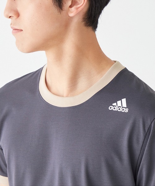 セール】adidas/アディダス ワンポイントロゴ Tシャツ 吸汗速乾