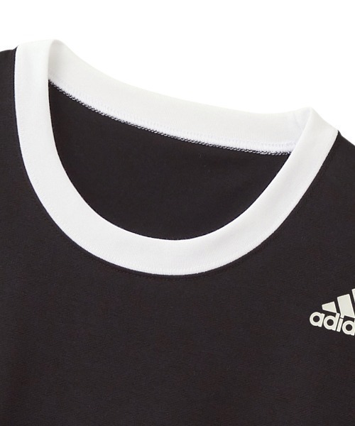 adidas（アディダス）の「adidas/アディダス ワンポイントロゴ Tシャツ 吸汗速乾（その他アンダーウェア/インナー・メンズ・ホワイト/オレンジ系その他/ネイビー/ブラック/ライラック・MEDIUM/LARGE/SMALL）」の21枚目の写真