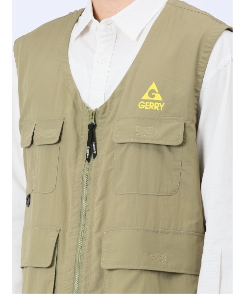 semantic design(セマンティックデザイン)の「【WEB限定販売】ジェリー/GERRYナイロンタフタ ベスト(ベスト・メンズ・カーキ/ブラック・LARGE/MEDIUM/X-LARGE)」の8枚目の写真