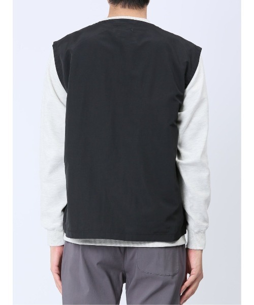 semantic design(セマンティックデザイン)の「【WEB限定販売】ジェリー/GERRYナイロンタフタ ベスト(ベスト・メンズ・カーキ/ブラック・LARGE/MEDIUM/X-LARGE)」の18枚目の写真