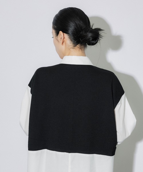 UNITED TOKYO（ユナイテッドトウキョウ）の「ニットドッキングシャツ