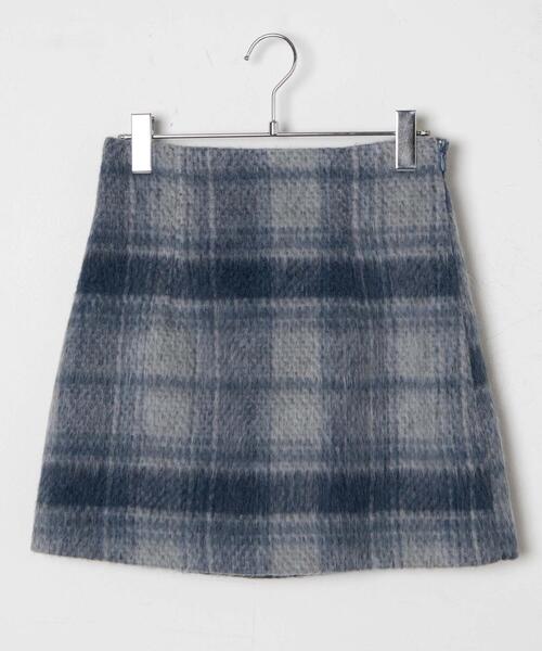 WEGO（ウィゴー）の「WEGO/シャギーチェックミニスカート（スカート・レディース・ベージュ系その他2/ブルー系その他2・FREE）」の20枚目の写真