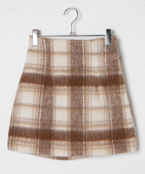 WEGO（ウィゴー）の「WEGO/シャギーチェックミニスカート（スカート・レディース・ベージュ系その他2/ブルー系その他2・FREE）」の21枚目の写真