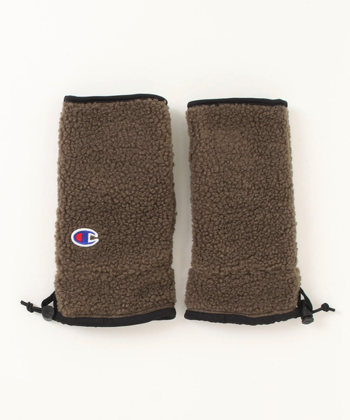 Champion（チャンピオン）の「【CHAMPION/チャンピオン】　オープンフィンガーグローブ メンズ シープボア使用（手袋・メンズ・ブラウン/ブラウン系その他/ブラック/カーキ・FREE）」の2枚目の写真