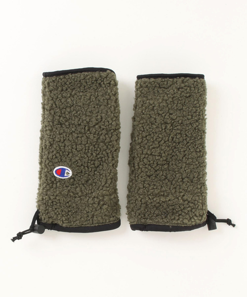 Champion（チャンピオン）の「【CHAMPION/チャンピオン】　オープンフィンガーグローブ メンズ シープボア使用（手袋・メンズ・ブラウン/ブラウン系その他/ブラック/カーキ・FREE）」の4枚目の写真