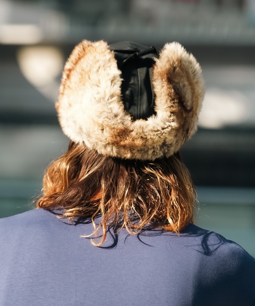THRASHER（スラッシャー）の「HOMETOWN FLIGHT CAP/スラッシャーフライトキャップ(帽子)（キャップ・メンズ・ブラック・58cm）」の6枚目の写真
