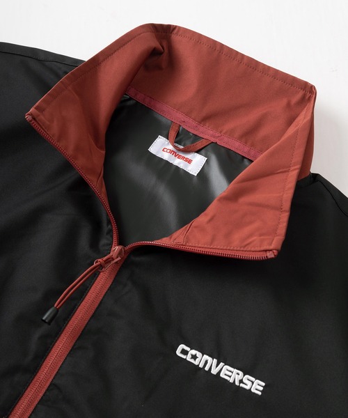 CONVERSE（コンバース）の「【CONVERSE/コンバース】セパレートカラーデザイン マルチファンクション スタンドカラー スポーツジャケット/ナイロンジャケット（ナイロンジャケット・レディース・ブラック/ベージュ/ダークブルー/レッド・M/L）」の11枚目の写真