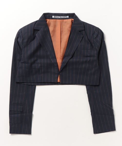 ANNA SUI NYC（アナ スイ エヌ ワイ シー）の「ANNA SUI NYC サブウェイ ジャケット 【SP】（その他アウター・レディース・グレー/ネイビー・FREE）」の8枚目の写真