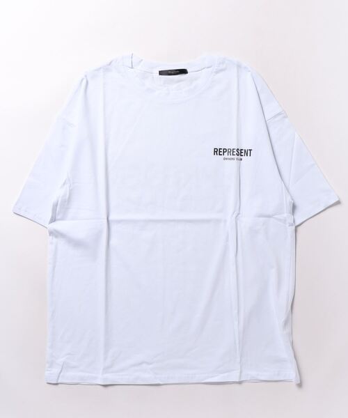 Bling Leads(ブリングリーズ)の「★Bling leads★ オーバーサイズ プリントTシャツ(Tシャツ/カットソー・レディース・ホワイト/ブラック・MEDIUM/LARGE)」の1枚目の写真