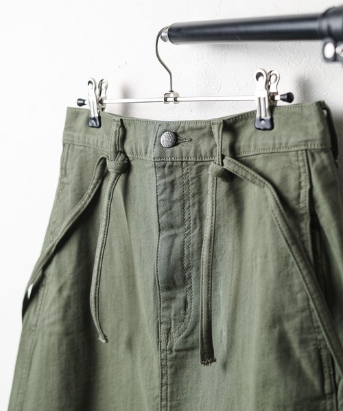 CIMARRON（シマロン）の「『CIMARRON JEANS』  LONG SKIRT（スカート・レディース・オレンジ/グリーン・26/25）」の10枚目の写真