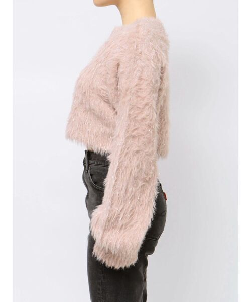 EMODA（エモダ）の「ワイドルーズグリッターニット（ニット/セーター・レディース・アイボリー/ピンク/ブラック/グレー・FREE）」の17枚目の写真