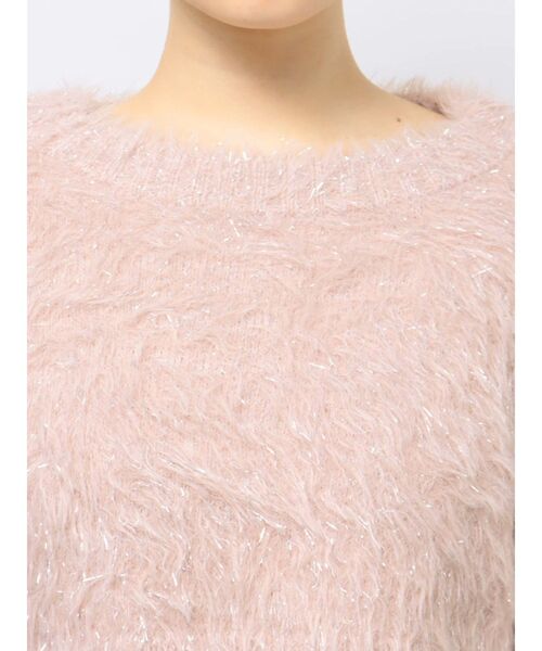 EMODA（エモダ）の「ワイドルーズグリッターニット（ニット/セーター・レディース・アイボリー/ピンク/ブラック/グレー・FREE）」の19枚目の写真