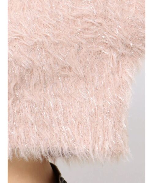 EMODA（エモダ）の「ワイドルーズグリッターニット（ニット/セーター・レディース・アイボリー/ピンク/ブラック/グレー・FREE）」の21枚目の写真