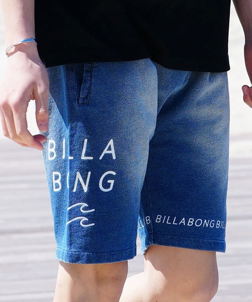BILLABONG(ビラボン)の「BILLABONG/ビラボン ショートパンツ スウェット 裏ピーチ起毛 BE011-605(スウェットパンツ・メンズ・インディゴブルー/ブラック/クリーム/グレー・M/L)」の1枚目の写真