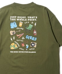 【GERRY/ジェリー】ヘビーウエイト天竺バックプリントTシャツ