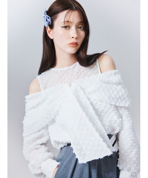 SNIDEL（スナイデル）の「【WEB限定サイズあり】ウエストデザインワイドパンツ（その他パンツ・レディース・ブラック/グレー/ベージュ・00/2/0/1）」の4枚目の写真